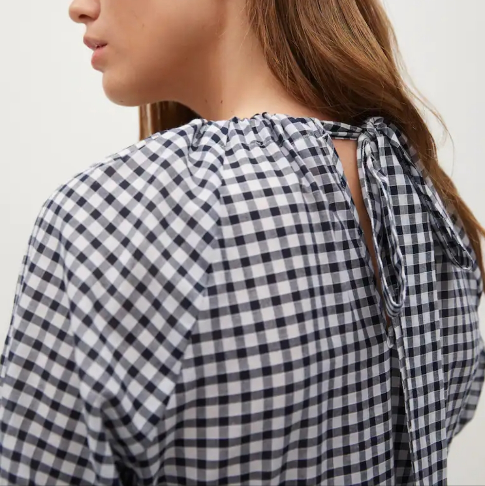MANGO Gingham cotton dress - Picture 5 of 5